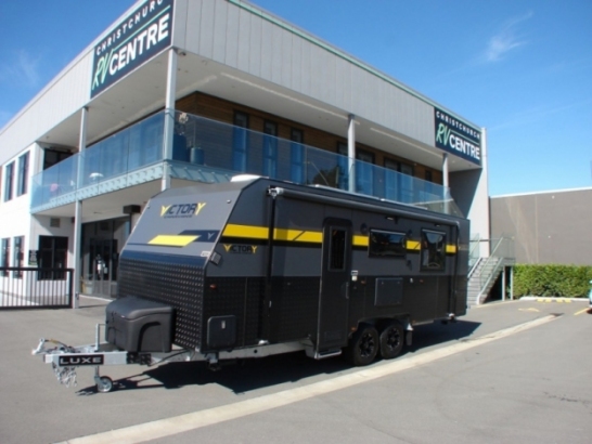 NEW - Victory - Luxe - 21ft - Triple Bunk - Walk Around Bed